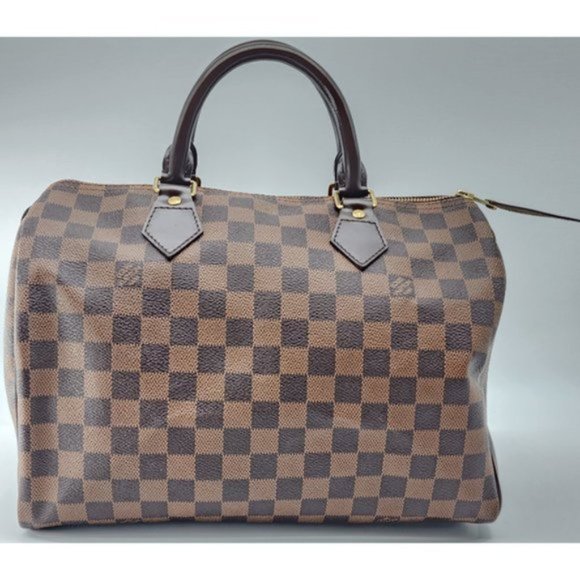 Louis Vuitton Speedy 30 Damier Ebene Canvas Tote in Mint Condition - Picture 2 of 8
